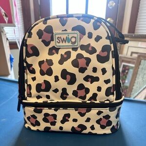 Swig Leopard Print lunch bag
